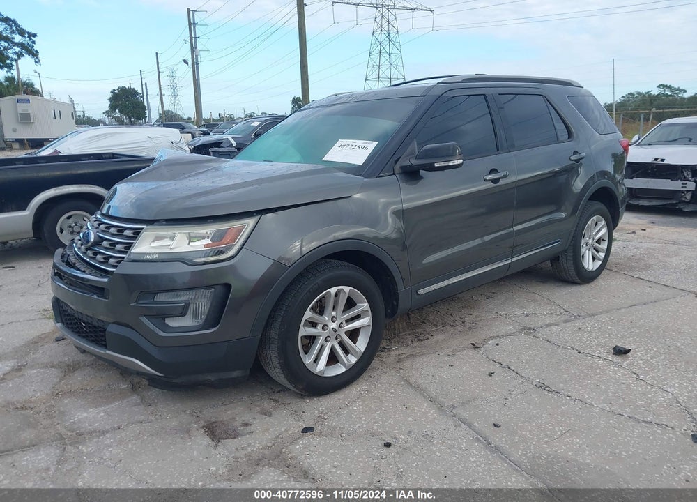 2017 FORD EXPLORER XLT VIN: 1FM5K7D82HGA80537