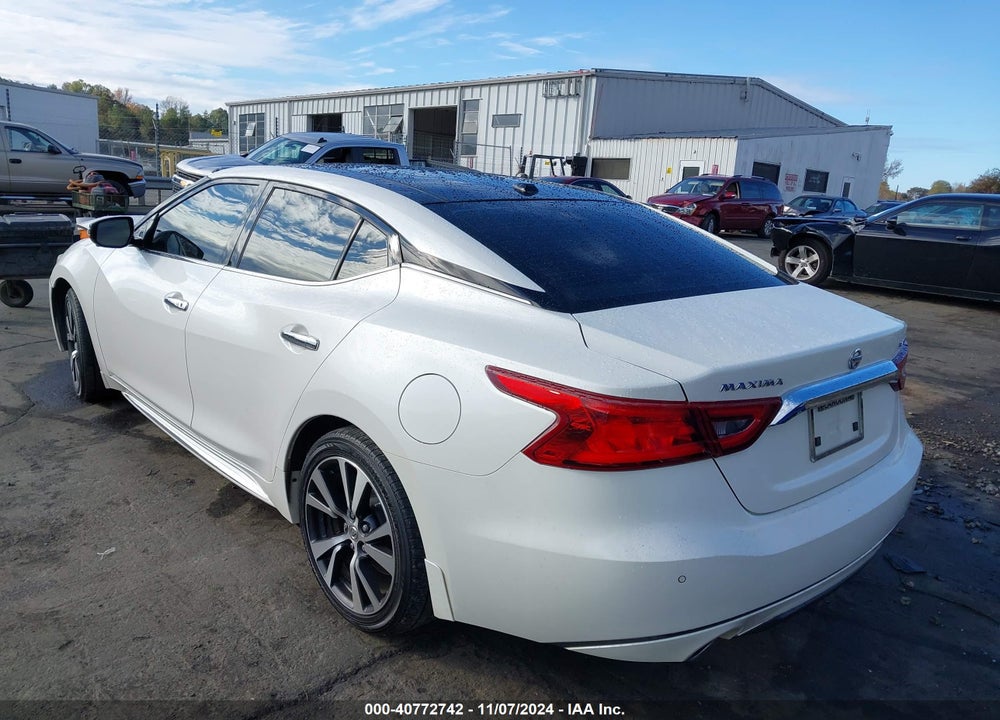 2016 NISSAN MAXIMA 3.5 PLATINUM VIN: 1N4AA6AP1GC401846