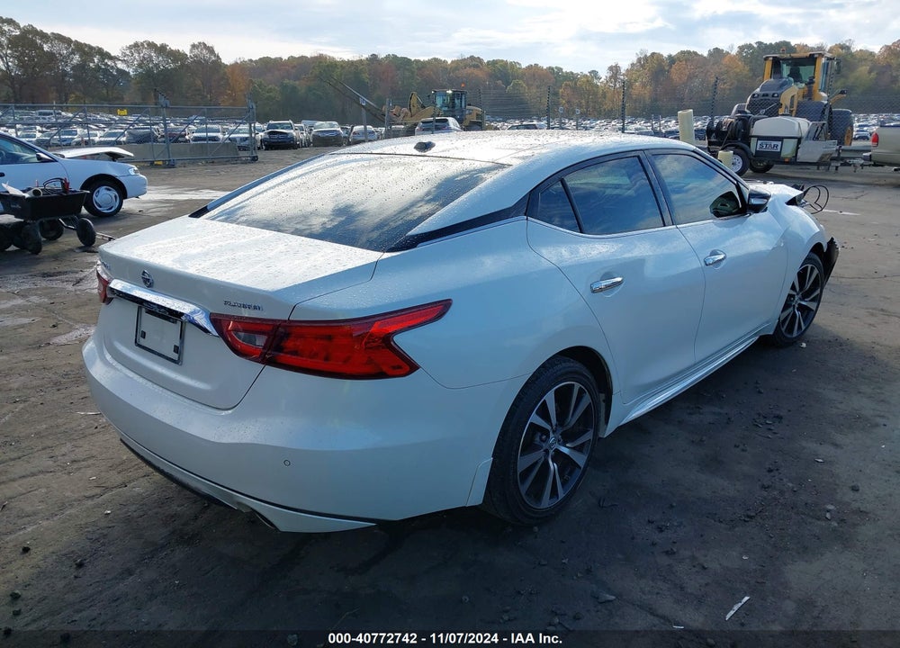 2016 NISSAN MAXIMA 3.5 PLATINUM VIN: 1N4AA6AP1GC401846