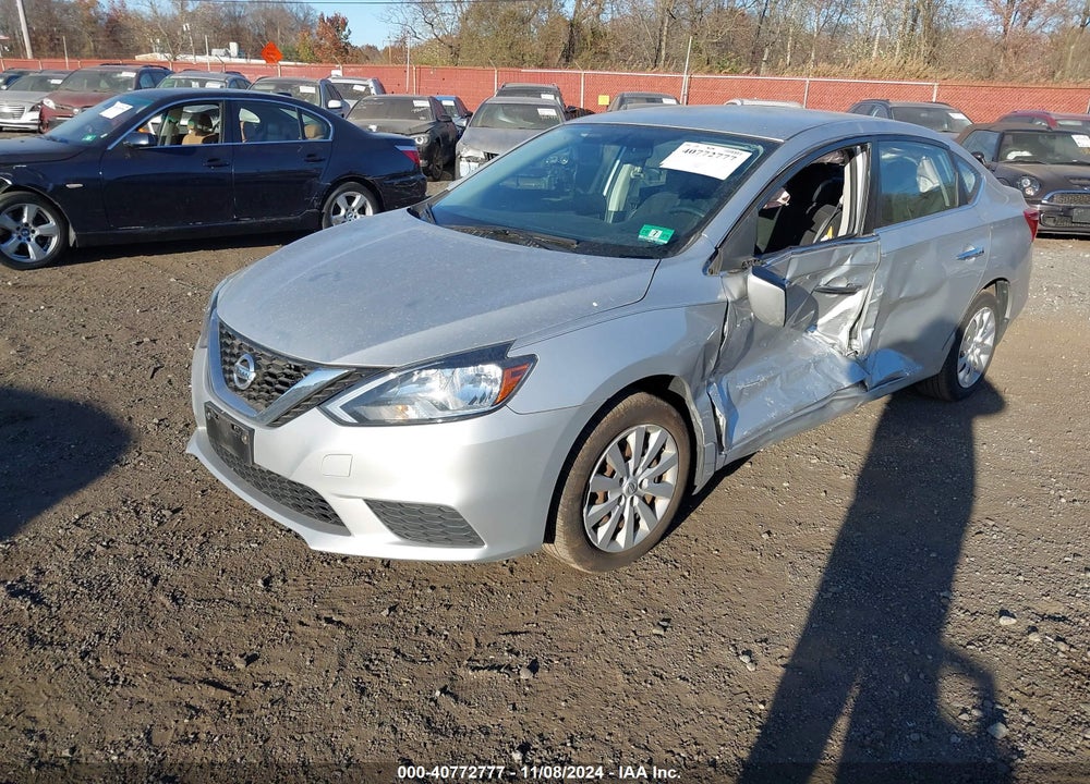 2016 NISSAN SENTRA S VIN: 3N1AB7AP5GY301076