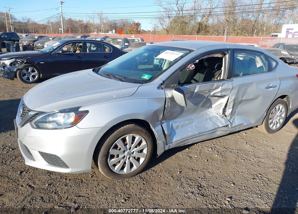 2016 NISSAN SENTRA S VIN: 3N1AB7AP5GY301076