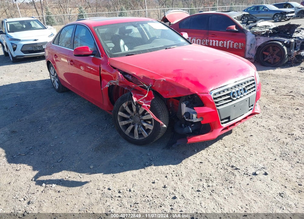 2010 AUDI A4 2.0T PREMIUM VIN: WAUHFAFL2AN028960