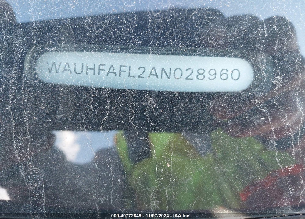 2010 AUDI A4 2.0T PREMIUM VIN: WAUHFAFL2AN028960