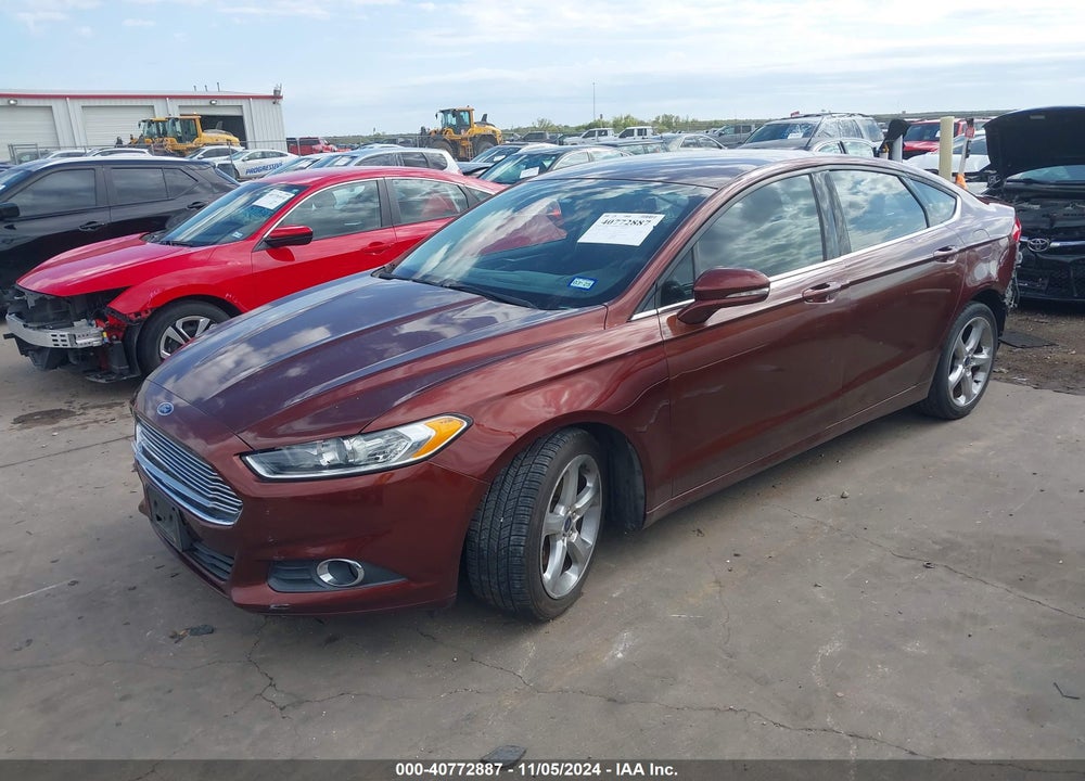 2016 FORD FUSION SE VIN: 3FA6P0H76GR267778