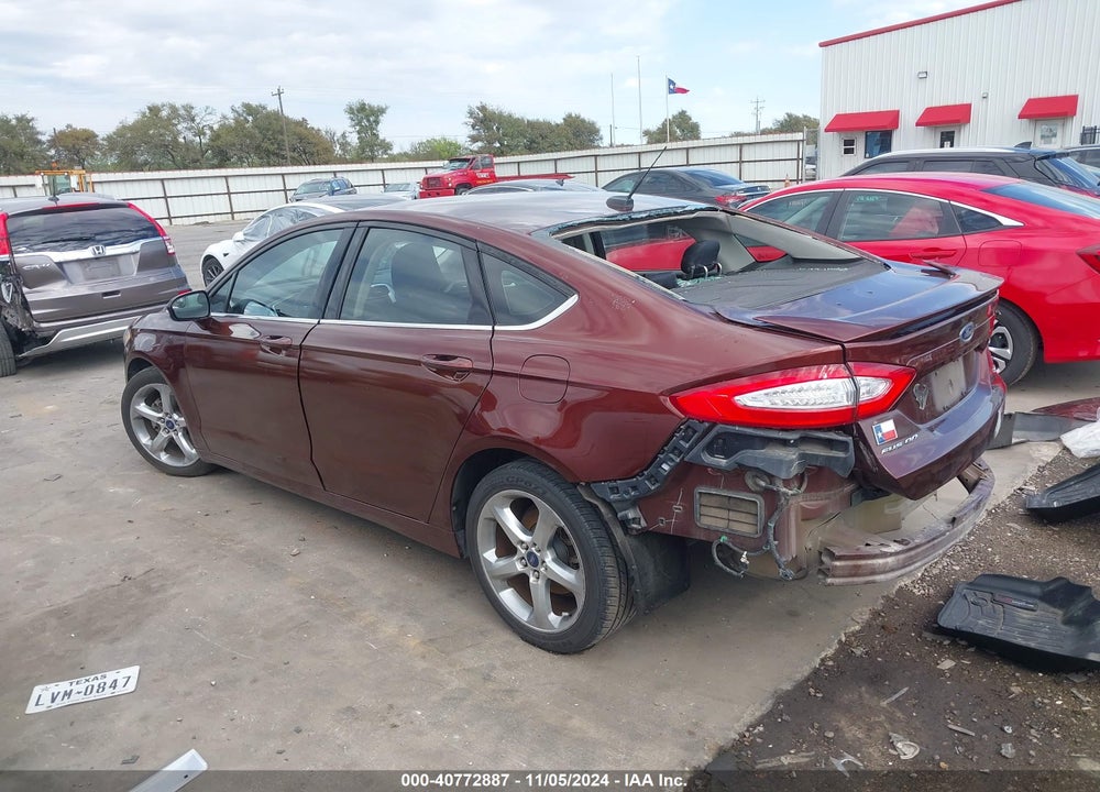 2016 FORD FUSION SE VIN: 3FA6P0H76GR267778