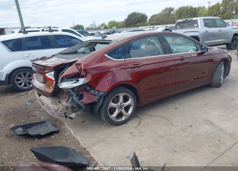 2016 FORD FUSION SE VIN: 3FA6P0H76GR267778