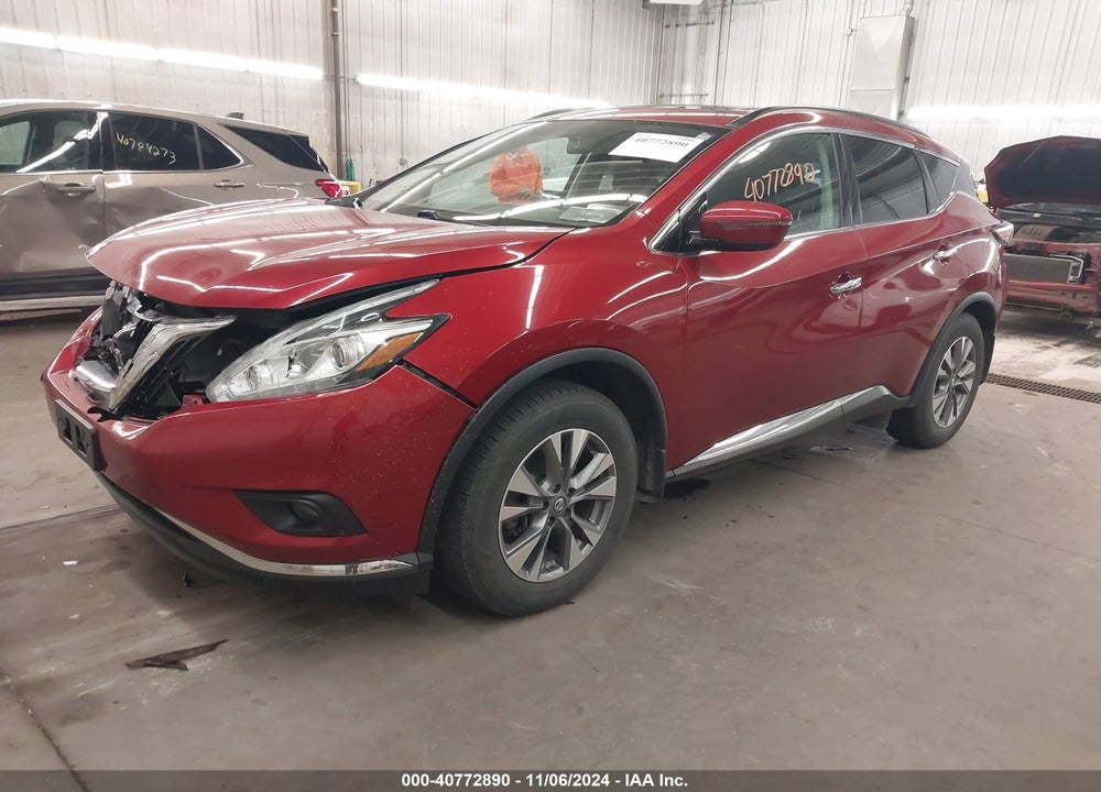 2015 NISSAN MURANO SV VIN: 5N1AZ2MH9FN291353