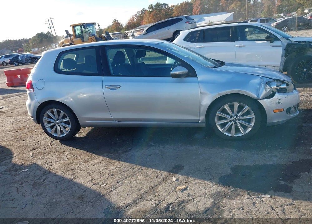 2013 VOLKSWAGEN GOLF 2.0L TDI 2-DOOR VIN: WVWMM7AJ6DW085788