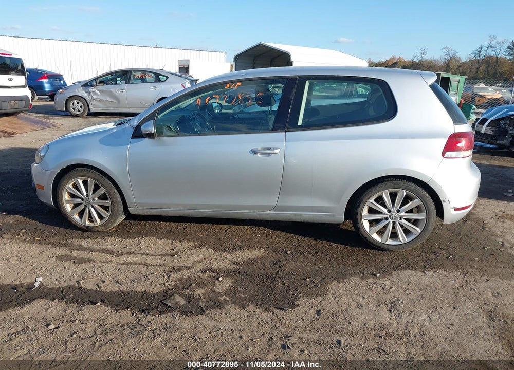 2013 VOLKSWAGEN GOLF 2.0L TDI 2-DOOR VIN: WVWMM7AJ6DW085788