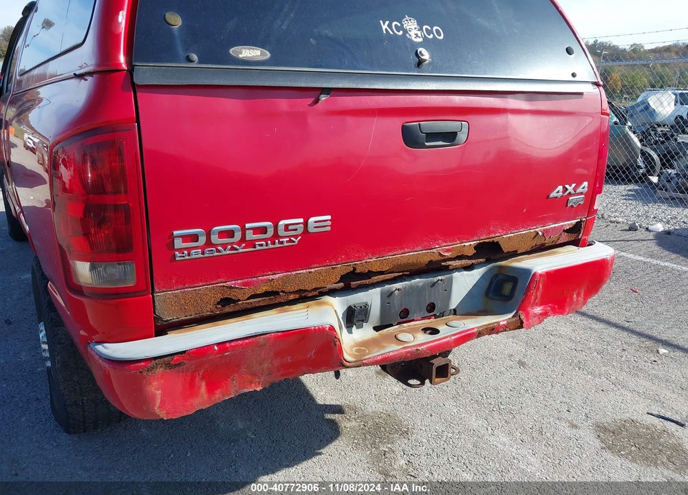 2004 DODGE RAM 2500 SLT/LARAMIE VIN: 3D3KU28D84G215165