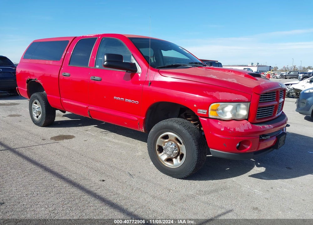 2004 DODGE RAM 2500 SLT/LARAMIE VIN: 3D3KU28D84G215165