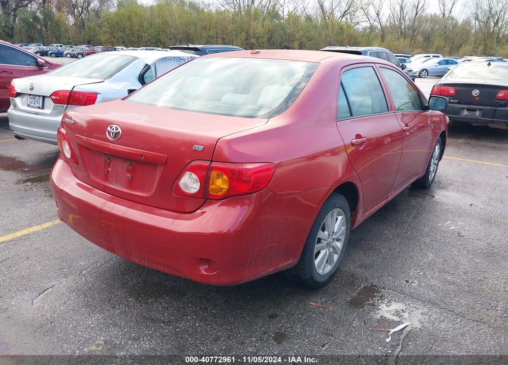 2009 TOYOTA COROLLA LE VIN: 1NXBU40E39Z035455