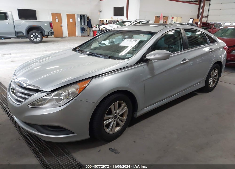 2014 HYUNDAI SONATA GLS VIN: 5NPEB4AC9EH893716