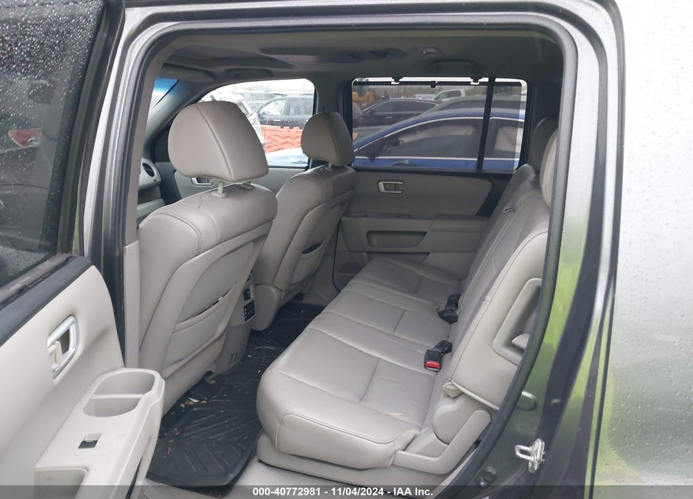 2012 HONDA PILOT TOURING VIN: 5FNYF4H9XCB014201