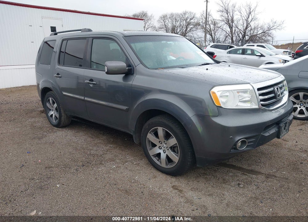 2012 HONDA PILOT TOURING VIN: 5FNYF4H9XCB014201