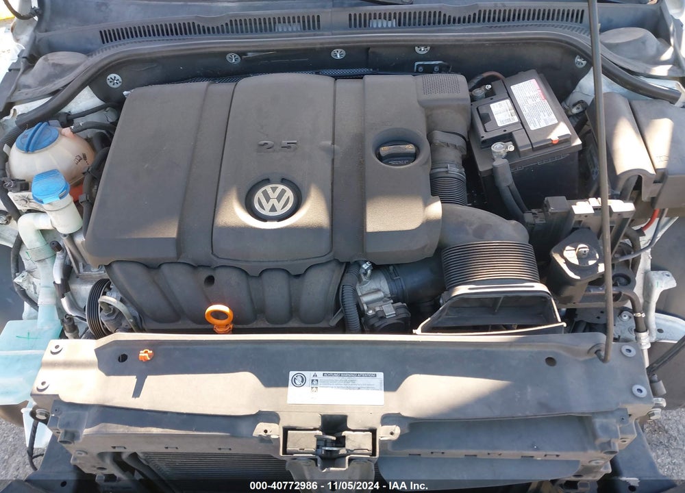 2012 VOLKSWAGEN JETTA 2.5L SE VIN: 3VWDP7AJ3CM316620