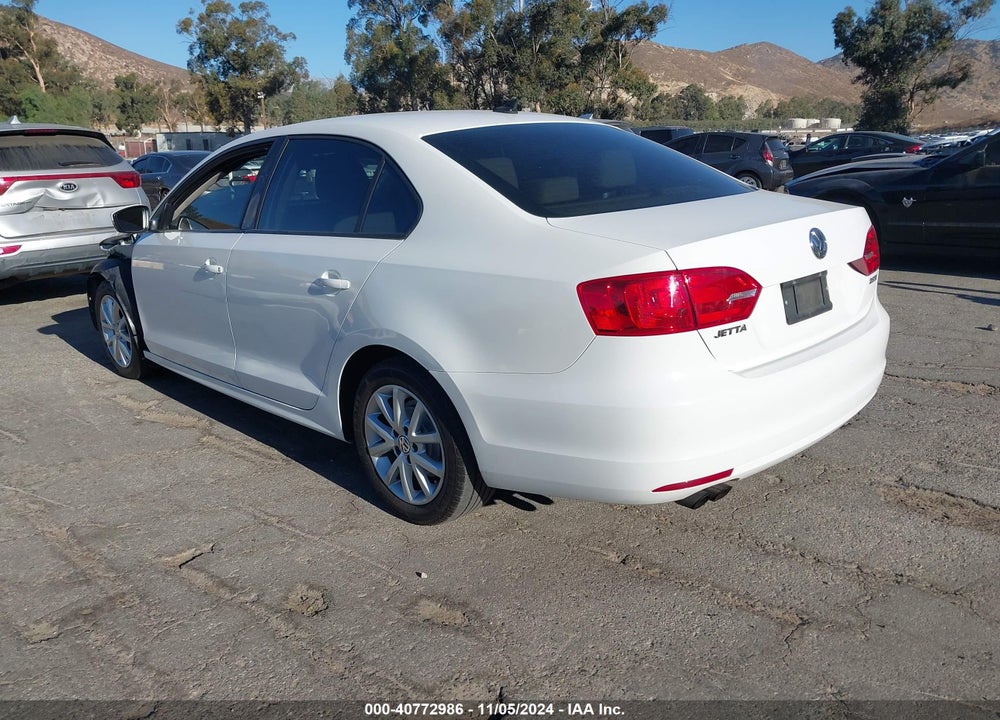 2012 VOLKSWAGEN JETTA 2.5L SE VIN: 3VWDP7AJ3CM316620