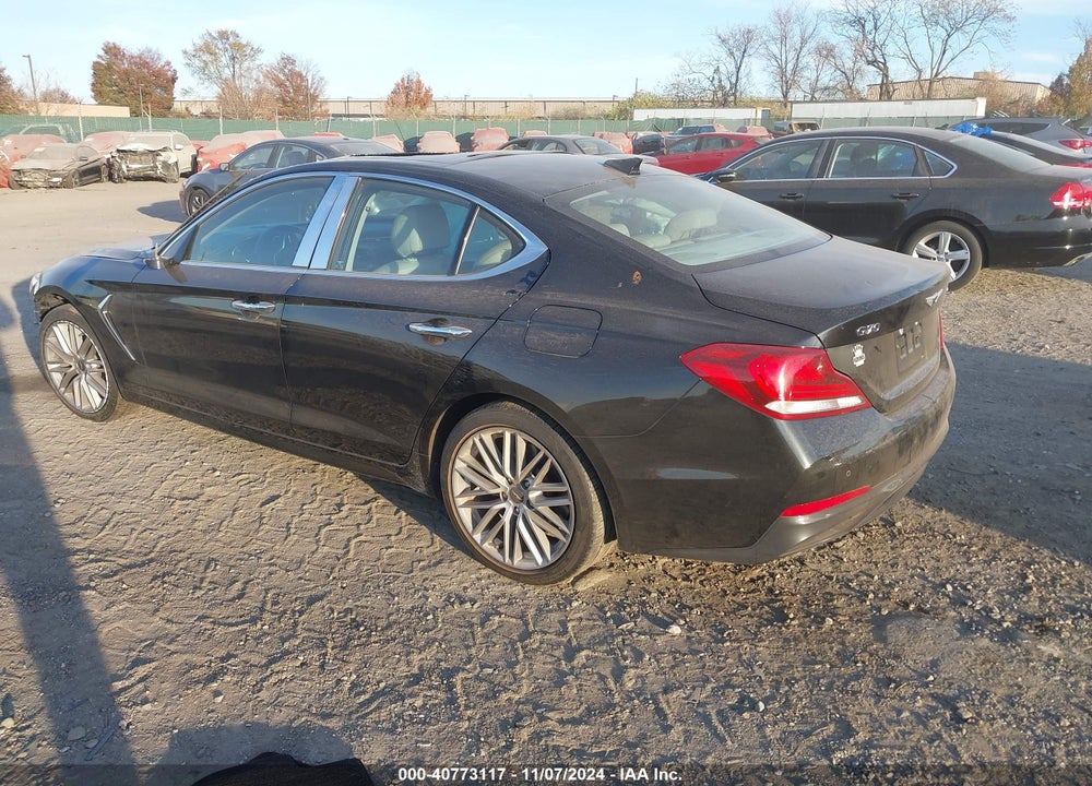 2021 GENESIS G70 VIN: KMTG34LA0MU075427