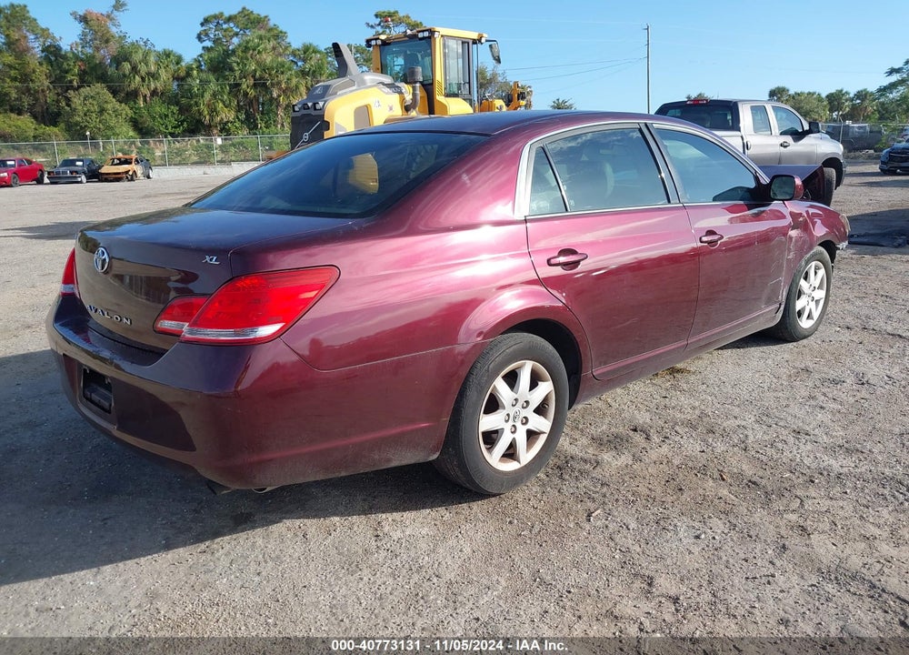2007 TOYOTA AVALON XL VIN: 4T1BK36B67U222165