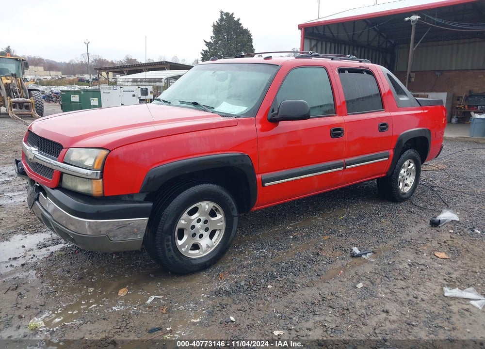 2004 CHEVROLET AVALANCHE 1500 VIN: 3GNEK12T14G160684