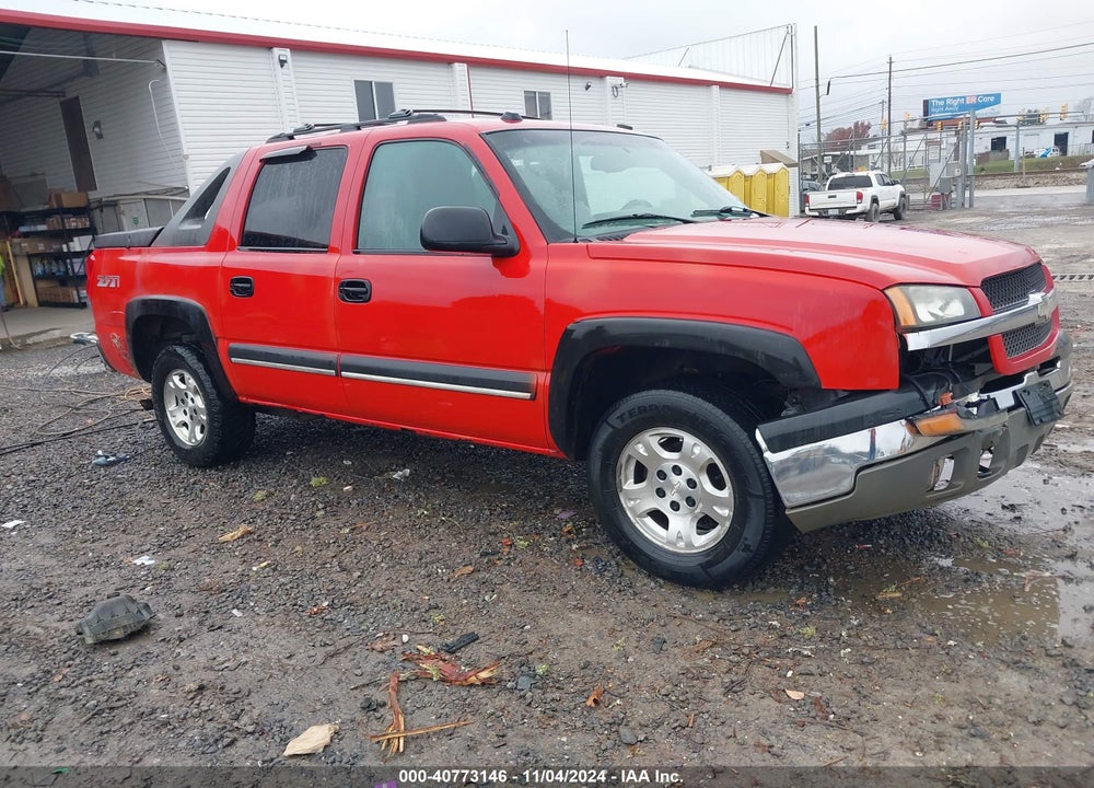 2004 CHEVROLET AVALANCHE 1500 VIN: 3GNEK12T14G160684