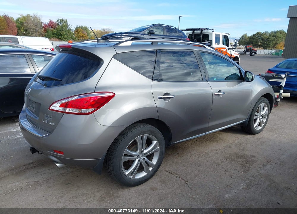 2011 NISSAN MURANO LE VIN: JN8AZ1MW5BW188145