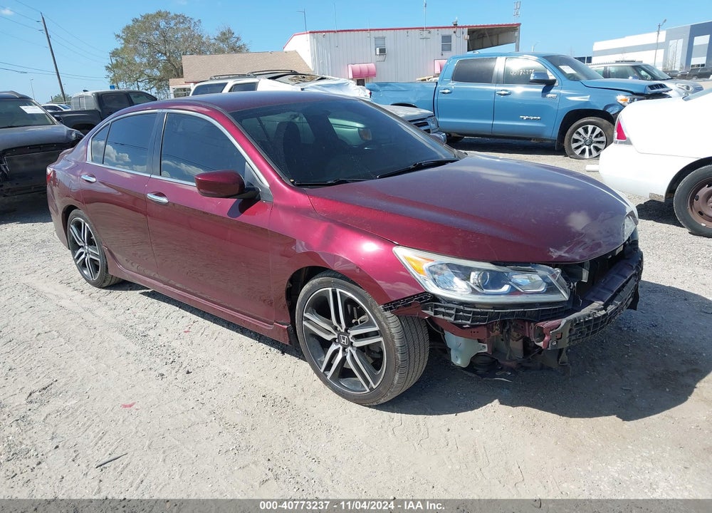 2016 HONDA ACCORD SPORT VIN: 1HGCR2F56GA199210