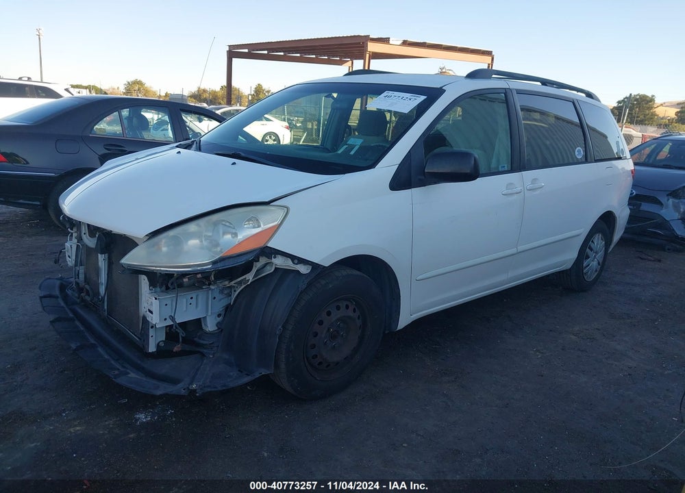 2008 TOYOTA SIENNA LE VIN: 5TDZK23C48S208314