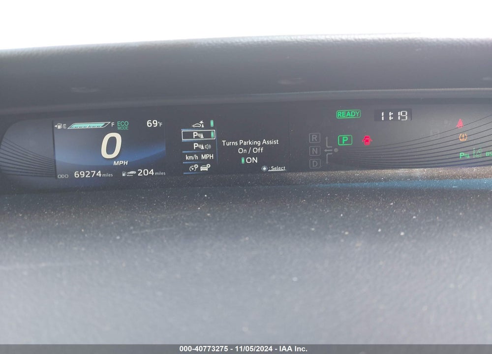 2019 TOYOTA MIRAI VIN: JTDBVRBD5KA006551