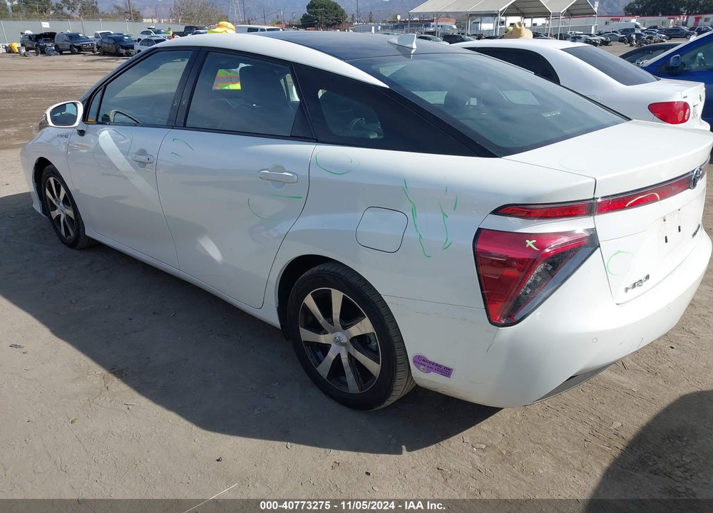 2019 TOYOTA MIRAI VIN: JTDBVRBD5KA006551
