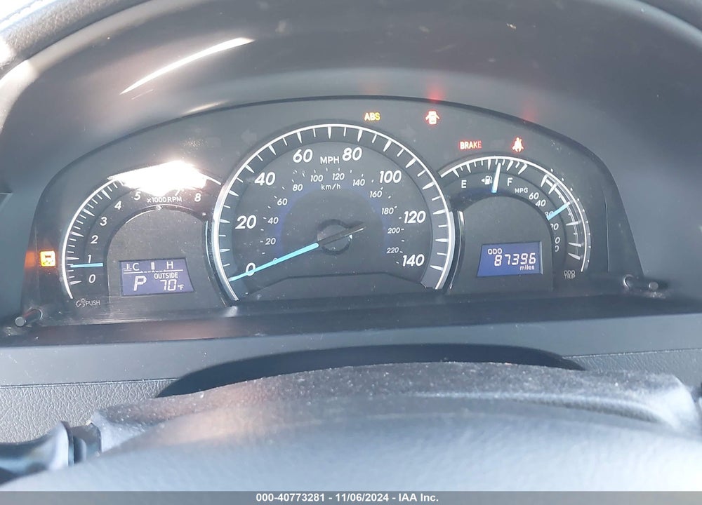 2014 TOYOTA CAMRY XLE VIN: 4T1BF1FK0EU456355
