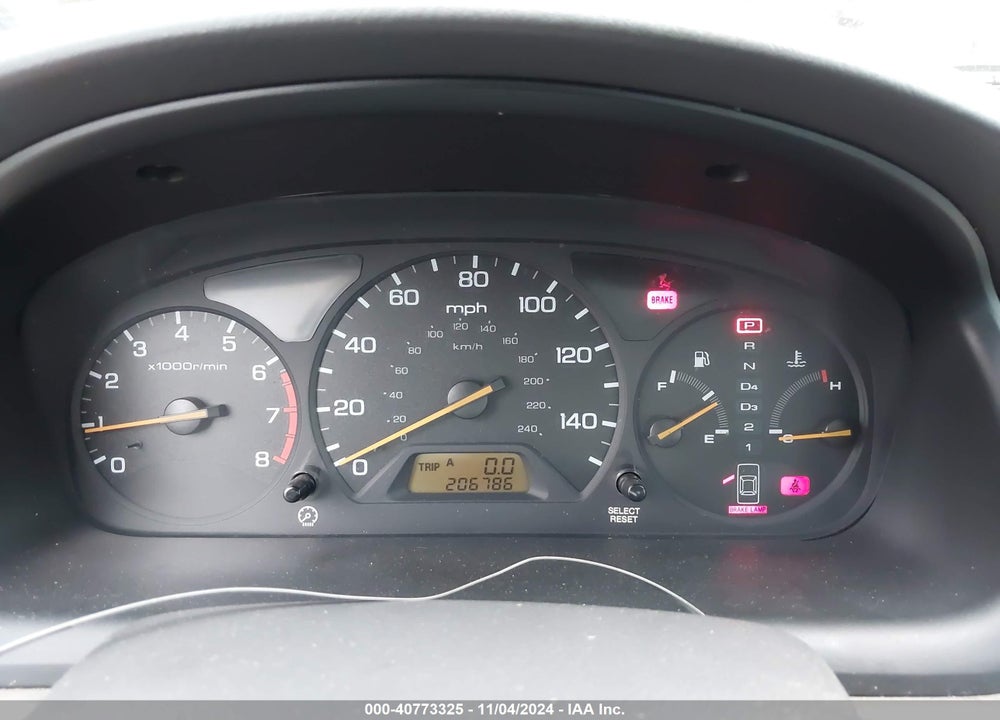 1999 HONDA ACCORD EX V6 VIN: 1HGCG1652XA039437