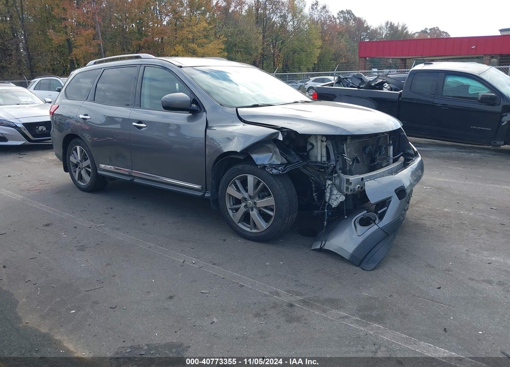 2015 NISSAN PATHFINDER PLATINUM VIN: 5N1AR2MM5FC668902