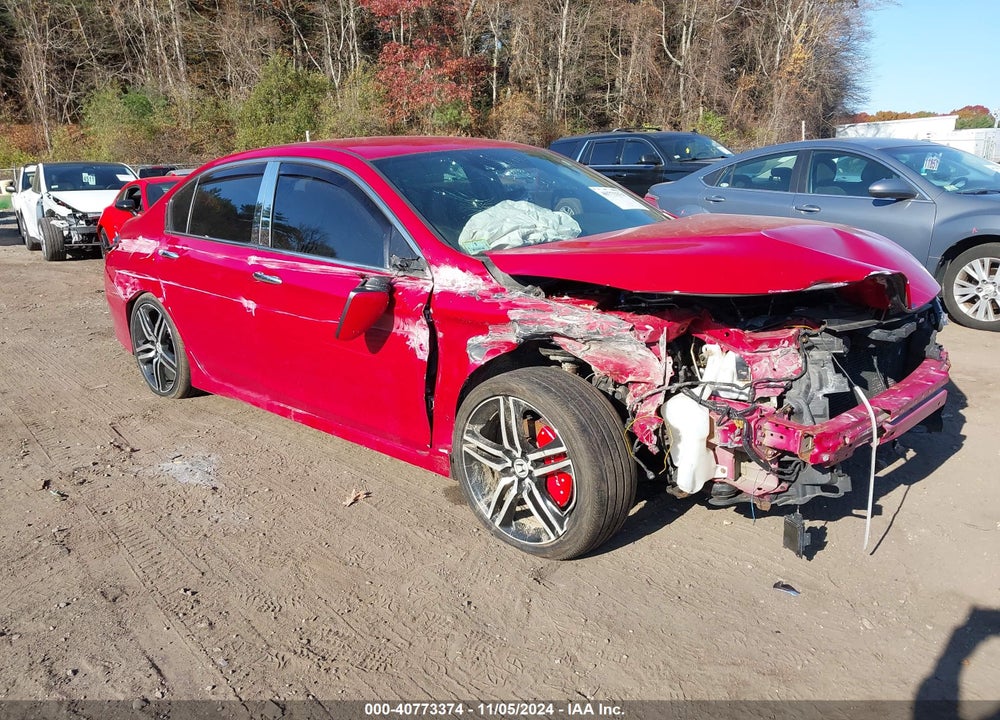 2016 HONDA ACCORD SPORT VIN: 1HGCR2F60GA181004