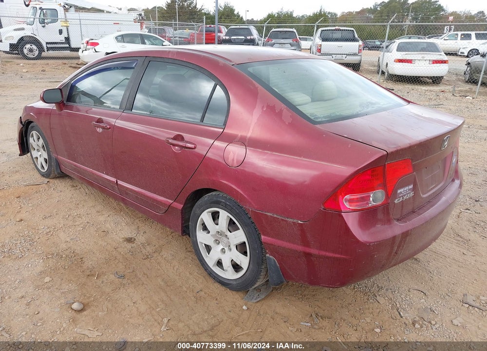 2008 HONDA CIVIC LX VIN: 1HGFA165X8L082508
