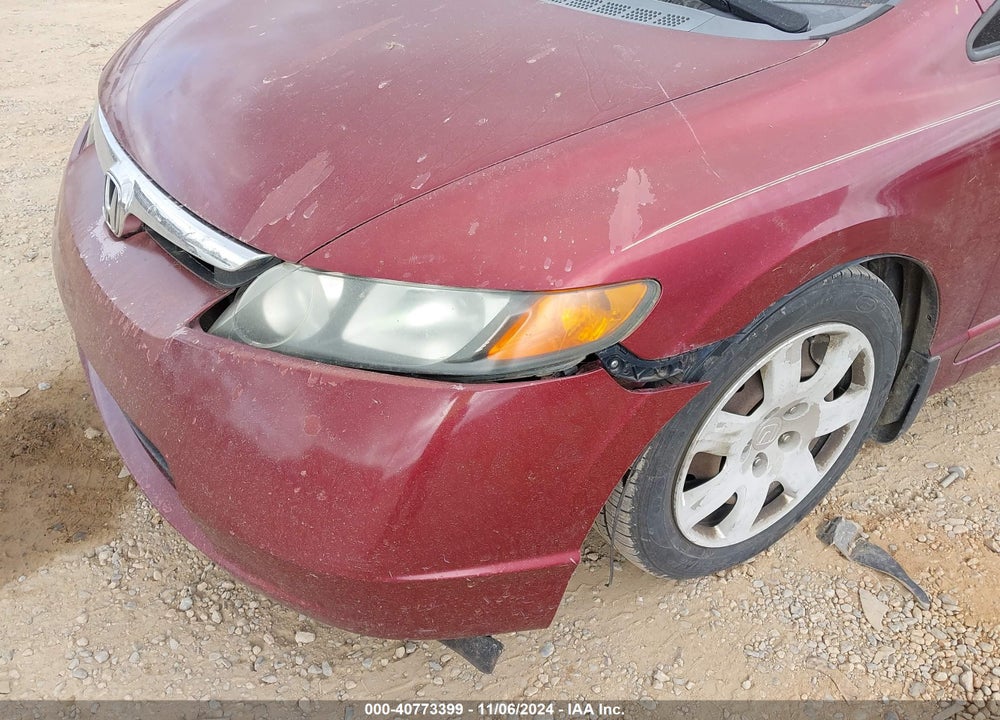 2008 HONDA CIVIC LX VIN: 1HGFA165X8L082508