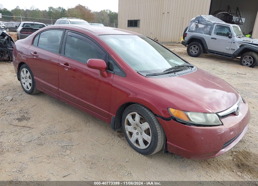 2008 HONDA CIVIC LX VIN: 1HGFA165X8L082508