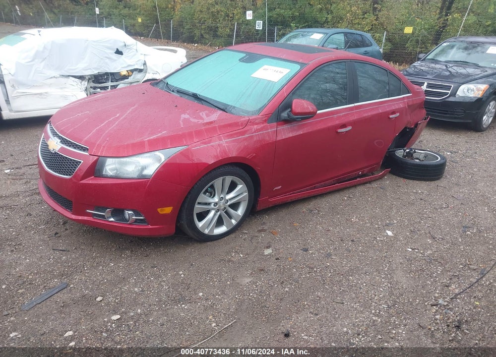 2014 CHEVROLET CRUZE LTZ VIN: 1G1PG5SB2E7351957