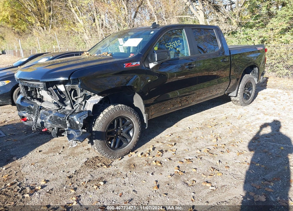 2022 CHEVROLET SILVERADO 1500 LTD 4WD SHORT BED LT TRAIL BOSS VIN: 1GCPYFED1NZ232695