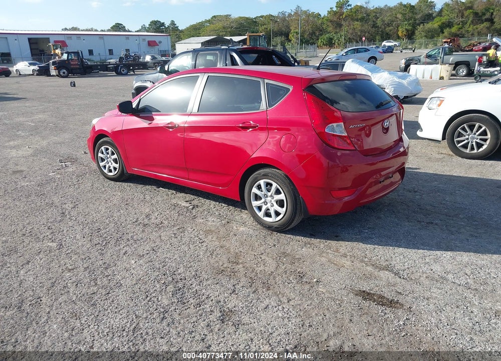 2013 HYUNDAI ACCENT GS VIN: KMHCT5AE5DU092311