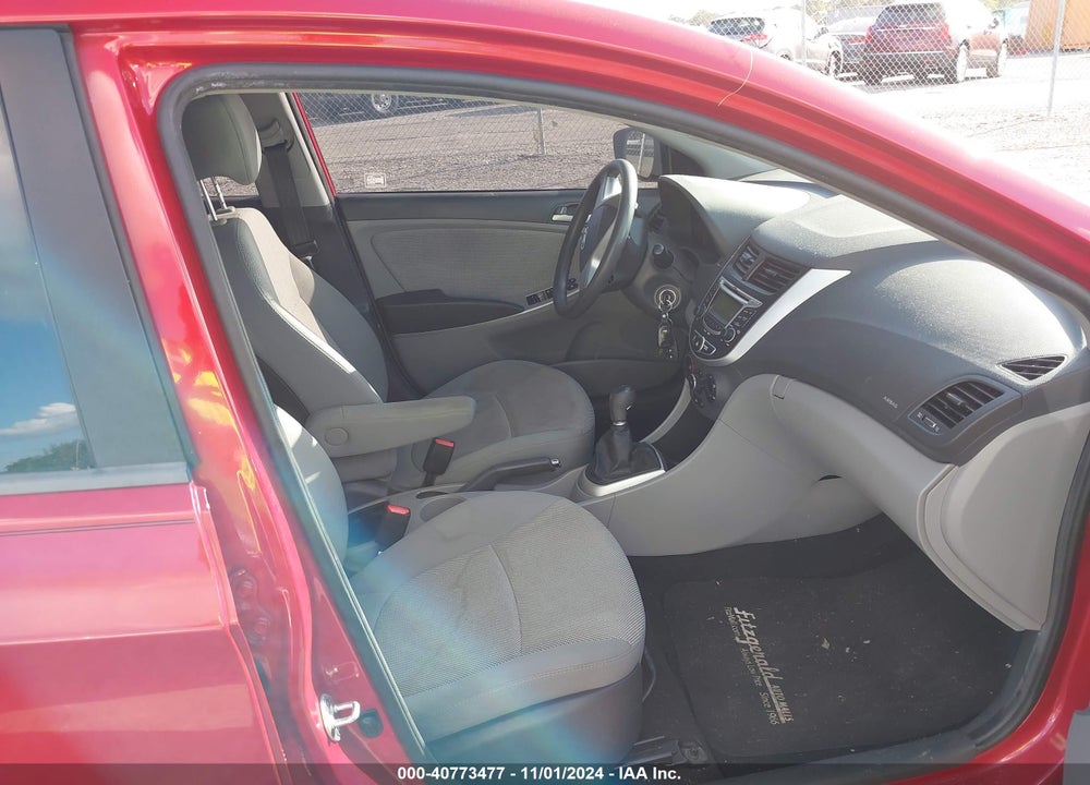 2013 HYUNDAI ACCENT GS VIN: KMHCT5AE5DU092311