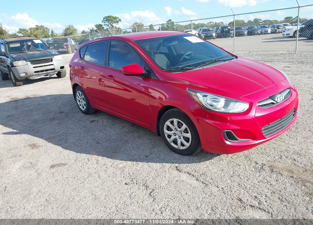 2013 HYUNDAI ACCENT GS VIN: KMHCT5AE5DU092311