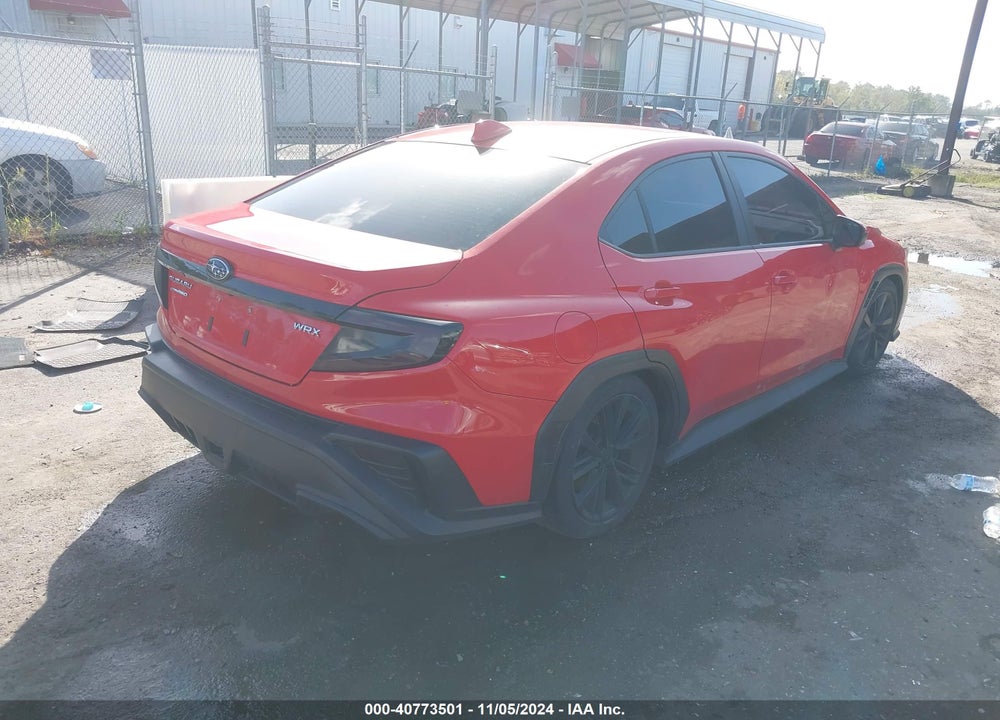 2022 SUBARU WRX VIN: JF1VBAA69N9013749