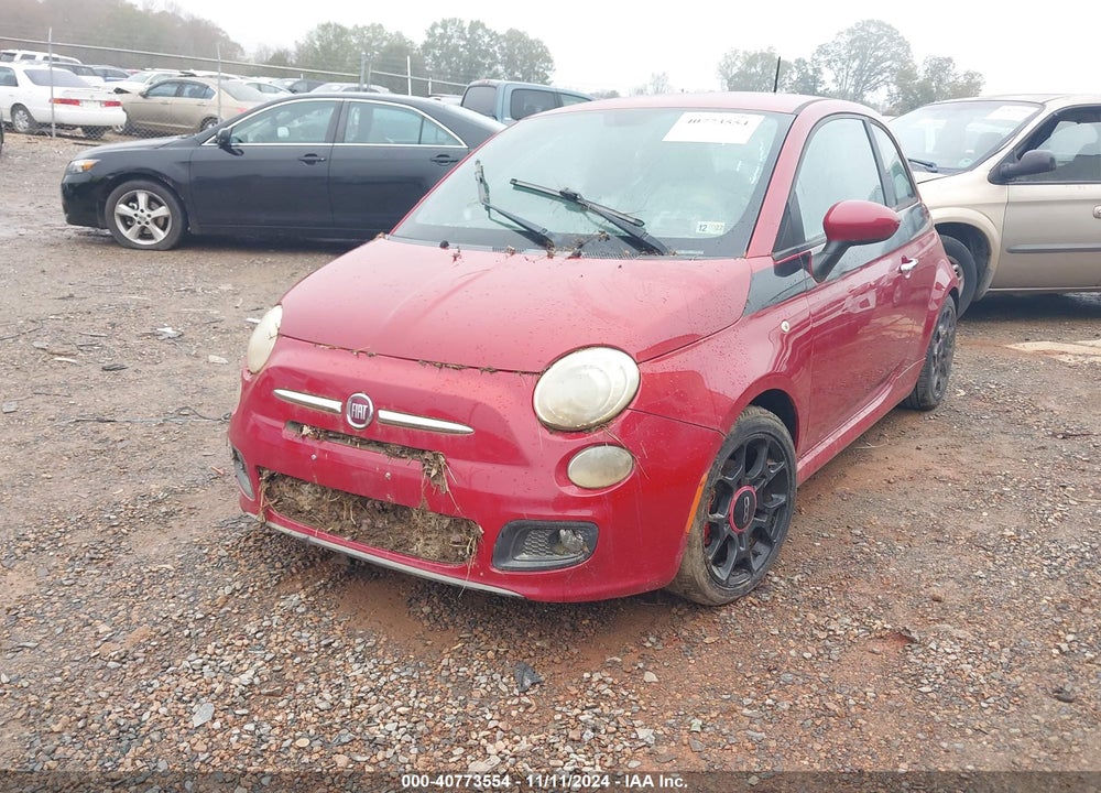 2012 FIAT 500 SPORT VIN: 3C3CFFBRXCT110088