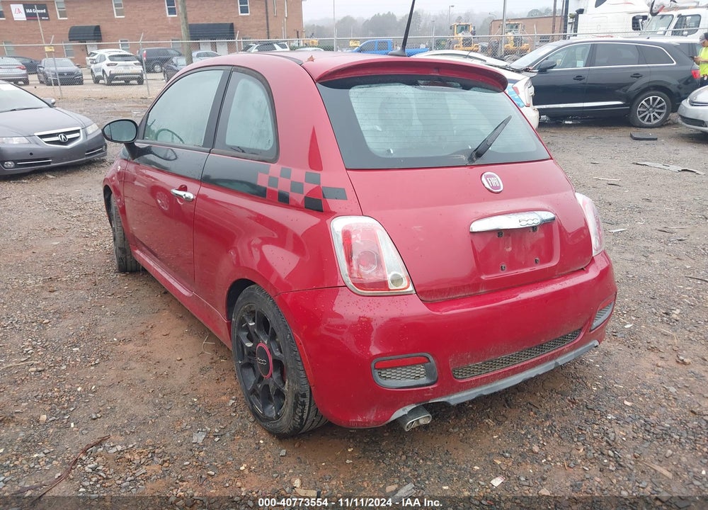 2012 FIAT 500 SPORT VIN: 3C3CFFBRXCT110088