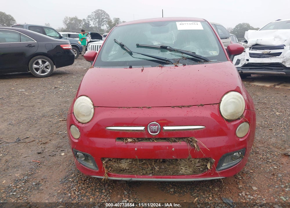 2012 FIAT 500 SPORT VIN: 3C3CFFBRXCT110088