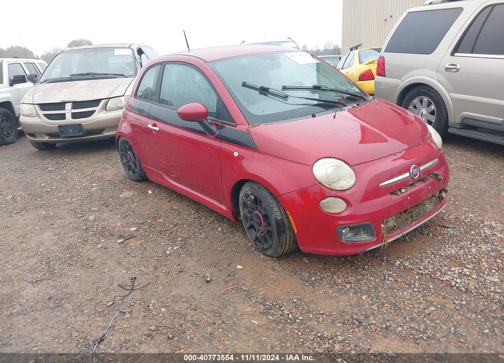 2012 FIAT 500 SPORT VIN: 3C3CFFBRXCT110088