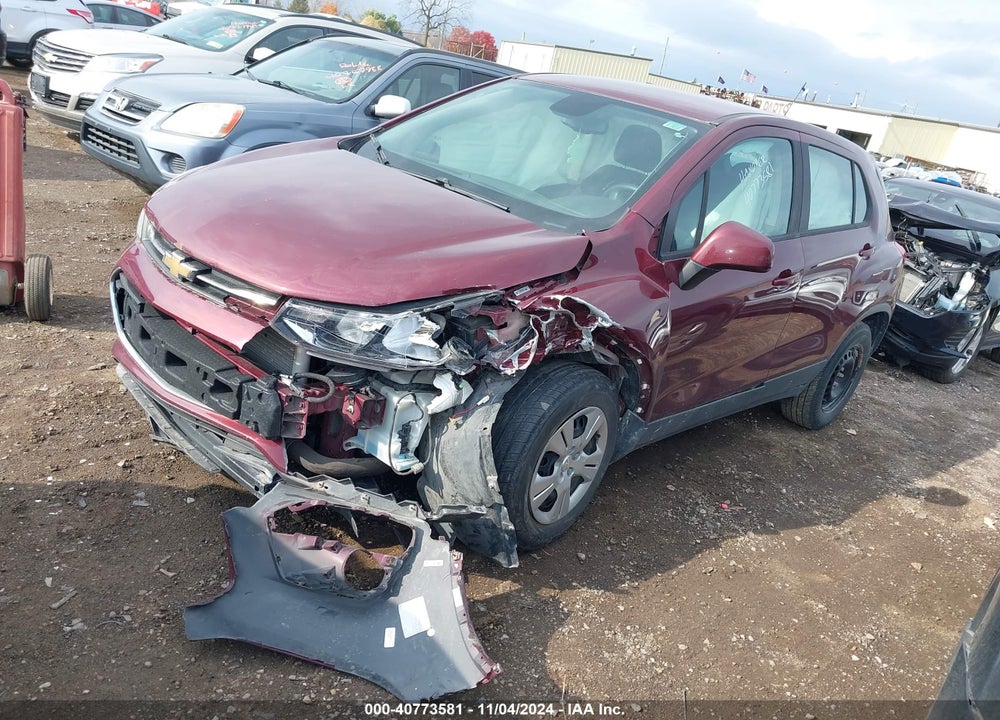 2017 CHEVROLET TRAX LS VIN: 3GNCJKSB2HL254156