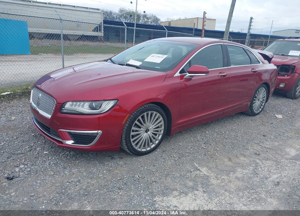 2017 LINCOLN MKZ RESERVE VIN: 3LN6L5E94HR606303