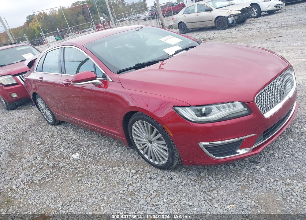 2017 LINCOLN MKZ RESERVE VIN: 3LN6L5E94HR606303